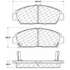 PosiQuiet Ceramic Pads 1992-1996 Honda Prelude - image 2