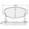 PosiQuiet Ceramic Pads 1992-2000 Lexus SC300 SC400 - image 4