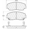 PosiQuiet Ceramic Pads 1986-1993 Mazda B2000 B2200 B2600 - image 2