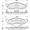 PosiQuiet Ceramic Pads 1993-2002 for Nissan Quest - image 2