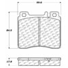 PosiQuiet Ceramic Pads 1991-1999 Mercedes-Benz 300SD 300SE 400SE 400SEL 500SEC 500SEL 600SEC 600SEL - image 2