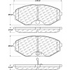 PosiQuiet Ceramic Pads 1993-1997 Infiniti J30 Q45 - image 1