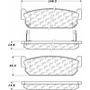 PosiQuiet Ceramic Pads 1993-2006 Infiniti J30 M45 Q45 - image 1
