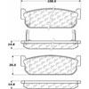 PosiQuiet Ceramic Pads 1994-1996 Infiniti Q45 - image 1