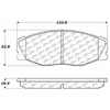 PosiQuiet Ceramic Pads 1993-1998 Toyota T100 - image 2