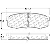 PosiQuiet Ceramic Pads 1993-2016 Lexus Mitsubishi Toyota 4Runner FJ Cruiser GX460 GX470 Land Cruiser LX450 Montero Sequoia - image 1