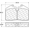 PosiQuiet Ceramic Pads 1978-2004 Ferrari Porsche 348 GTB 348 GTS 348 Spider 348 TB 348 TS 512 TR 575 - image 1
