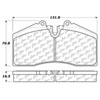 PosiQuiet Ceramic Pads 1989-1998 Porsche 911 928 944 968 - image 3