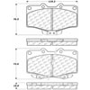 PosiQuiet Ceramic Pads 1991-1998 Toyota 4Runner T100 - image 2