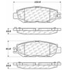 PosiQuiet Ceramic Pads 1993-2000 Lexus LS400 - image 2