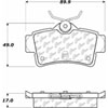 PosiQuiet Ceramic Pads 1994-2004 Ford Mustang - image 3