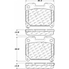 PosiQuiet Ceramic Pads 1993-1998 Toyota Supra - image 1