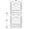 PosiQuiet Ceramic Pads 1993-1998 Toyota Supra - image 4
