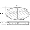 PosiQuiet Ceramic Pads 1994-2002 Mazda Miata - image 1
