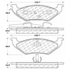 PosiQuiet Ceramic Pads 1991-1995 Ford Lincoln Mercury Crown Victoria Grand Marquis Town Car - image 2