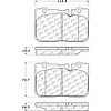PosiQuiet Ceramic Pads 1995-2000 Lexus LS400 - image 1
