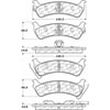 PosiQuiet Ceramic Pads 1995-1998 Jeep Grand Cherokee - image 2