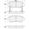 PosiQuiet Ceramic Pads 1995-1999 Toyota Avalon - image 3