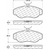 PosiQuiet Ceramic Pads 1994-2004 Land Rover Discovery Range Rover - image 1