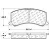 PosiQuiet Ceramic Pads 1995-2002 Suzuki Esteem - image 2