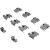 PosiQuiet Ceramic Pads 1996-2005 Suzuki Grand Vitara Sidekick XL-7