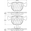 PosiQuiet Ceramic Pads 1995-2006 BMW Land Rover 530i 540i 740i 740iL M5 Range Rover X5 - image 1