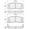 PosiQuiet Ceramic Pads 2000-2002 Chevrolet Tigra - image 2