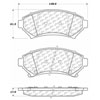 PosiQuiet Ceramic Pads 1997-2005 Buick Cadillac Chevrolet Oldsmobile Pontiac Aurora Bonneville Centu - image 3
