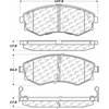 PosiQuiet Ceramic Pads 2005-2006 for Hyundai Elantra - image 1