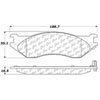 PosiQuiet Ceramic Pads 1997-2004 Dodge Ford Lincoln B1500 Expedition F-150 F-150 Heritage F-250 Navigator Ram 1500 Ram 1500 Van - image 2