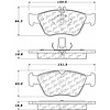 PosiQuiet Ceramic Pads 1996-2004 Mercedes-Benz C230 C280 E300 SLK230 - image 1
