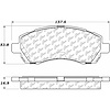 PosiQuiet Ceramic Pads 1997-2001 for Subaru Impreza Legacy - image 1