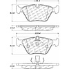 PosiQuiet Ceramic Pads 1996-2003 BMW 525i 528i - image 1