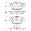 PosiQuiet Ceramic Pads 1996-2003 BMW 525i 528i - image 2