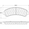 PosiQuiet Ceramic Pads 1997-2005 Chevrolet GMC Isuzu Oldsmobile Blazer Bravada Hombre Jimmy S10 Sonoma - image 1
