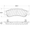 PosiQuiet Ceramic Pads 1997-2005 Chevrolet GMC Isuzu Oldsmobile Blazer Bravada Hombre Jimmy S10 Sonoma - image 3