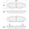 PosiQuiet Ceramic Pads 1997-2013 Cadillac Chevrolet Corvette XLR - image 2