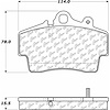 PosiQuiet Ceramic Pads 1997-2008 Porsche Boxster Cayman - image 1