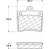 PosiQuiet Ceramic Pads 1995-1998 Mercedes-Benz C230 C280 - image 1