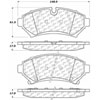 PosiQuiet Ceramic Pads 1998-2003 Cadillac Seville - image 2