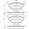 PosiQuiet Ceramic Pads 1998-2015 Audi Seat Volkswagen A1 A3 Beetle Cordoba CrossFox Golf Ibiza Jetta Leon Lupo Polo SportVan - image 3
