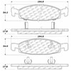 PosiQuiet Ceramic Pads 1999-2002 Jeep Grand Cherokee - image 3
