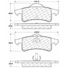 PosiQuiet Ceramic Pads 1999-2004 Jeep Grand Cherokee - image 3