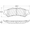 PosiQuiet Ceramic Pads 1999-2005 Cadillac Chevrolet GMC Astro Avalanche 1500 DeVille Safari Sierra 1 - image 3