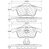 PosiQuiet Ceramic Pads 1999-2009 Volvo S60 S70 S80 V70 XC70 - image 1