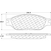 PosiQuiet Ceramic Pads 1999-2003 Ford Windstar - image 1