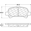 PosiQuiet Ceramic Pads 2002-2008 Toyota Avalon Camry Solara - image 1
