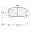 PosiQuiet Ceramic Pads 2002-2008 Toyota Avalon Camry Solara - image 2