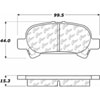 PosiQuiet Ceramic Pads 2000-2004 Toyota Avalon Camry Solara - image 1