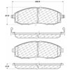 PosiQuiet Ceramic Pads 2000-2004 for Nissan Frontier Xterra - image 2